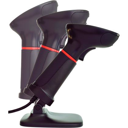 CCD 2D čtečka Virtuos HT-855A, USB, stojánek, černá  EHE0004 2
