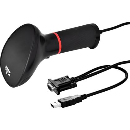 CCD 2D čtečka Virtuos HT-855A, RS-232, stojánek, černá  EHE0006 4