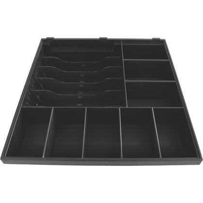 Pokladní zásuvka SK-325C - s kabelem, pořadač 6/8, 9-24V, černá  EKN0109 5