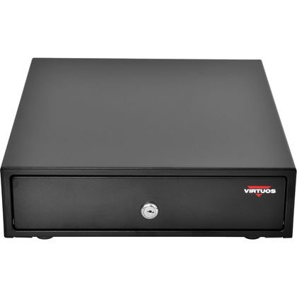 Pokladní zásuvka mikro EK-300C s kabelem, pořadač 3/4, 9-24V, černá  EKN0111 2