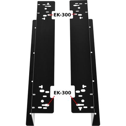 Držáky pro zavěšení pokladní zásuvky EK-300, 2 ks, černé  EKN9046 2