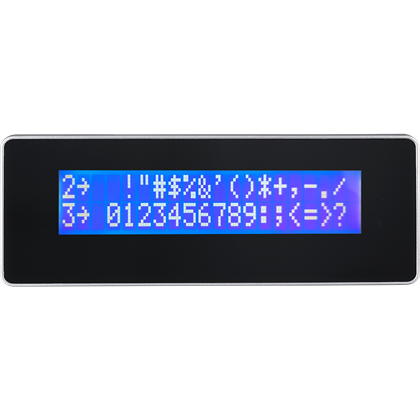 LCD displej zákaznický LCM 20x2 pro AerPOS, černý  KBB9884 4