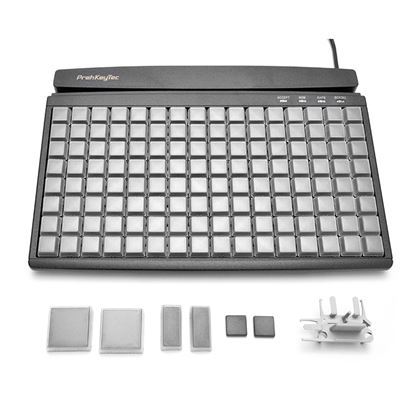 Programovatelná klávesnice Preh MCI128, MCR, USB, 2*2x2, 2*2x1, 2*1x1, nástroj, černá