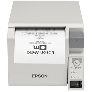 Tiskárna EPSON TM-T70II, USB + serial (RS-232), světle šedá