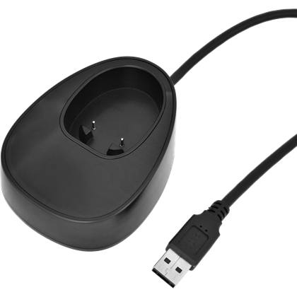 CCD 2D čtečka Virtuos HW-855A, bezdrátová, základna, USB, černá  EHE0003 7