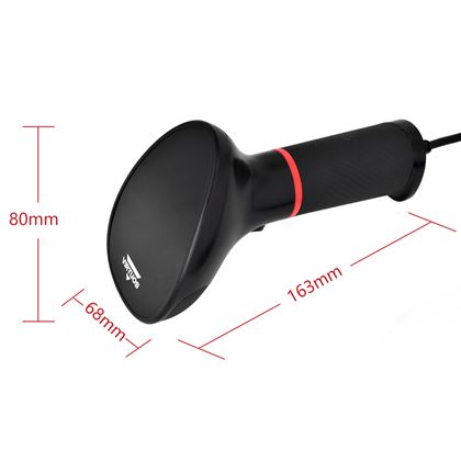 CCD 2D čtečka Virtuos HT-855A, USB, stojánek, černá  EHE0004 5