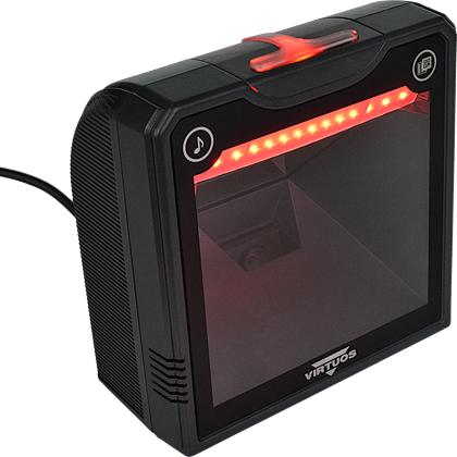 CCD 2D čtečka Virtuos HT-865A, stacionární, USB, černá  EHE0007 3