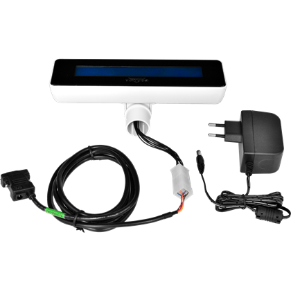 LCD zákaznický displej Virtuos FL-2025MB 2x20, serial, bílý  EJG0007 4