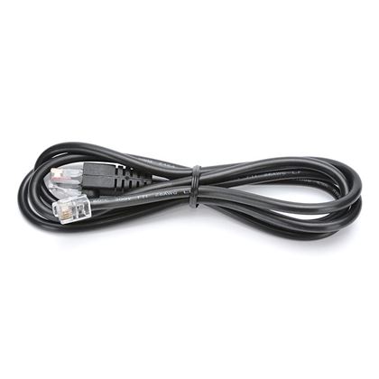 Kabel RJ10 12V pro pokl. zás. a pokl. Euro 500T/500TE/2500, 1,1 m, černý