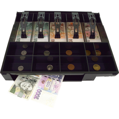 Plastový pořadač na peníze pro C410/C420/C430, plastové držáky bankovek  EKA9008 2