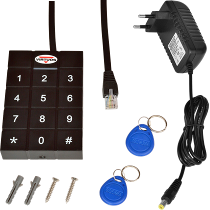 RFID 125 kHz adaptér s klávesnicí pro pokladní zásuvky Virtuos 24V  EVA0010 3