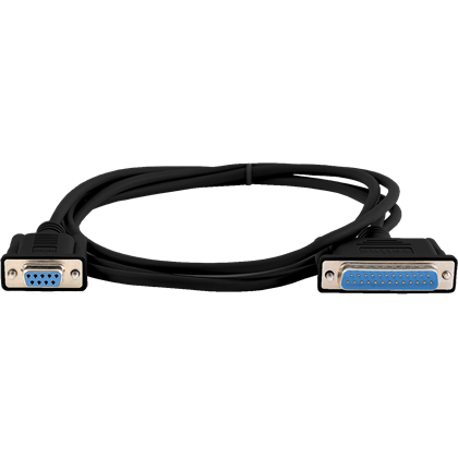 Seriový kabel 9/25 pro pokladní tiskárny EPSON,1,5 m, černý