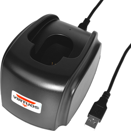 CCD čtečka Virtuos HW-311A, bezdrátová, USB základna, černá  EH02G0022 4