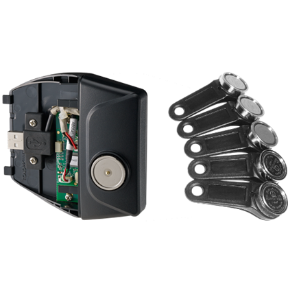 Čtečka iButtonů pro Aer + 5 klíčů, emulace RS-232  KBB9814 2