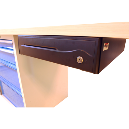 Držáky pro zavěšení pokladní zásuvky C420/C425/C430/S-410, černé  EKN9006 5