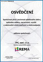 Osvědčení REMA