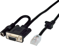 Kabel RS-232 pro čtečky Virtuos HT-865A, tmavý 