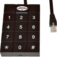 RFID 125 kHz adaptér s klávesnicí pro pokladní zásuvky Virtuos 24V 