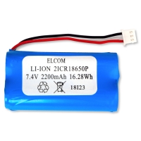 Li-Ion baterie pro pokladny Elcom Euro-50/150TEi, 7,4V 2200mAh 