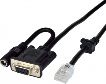 Kabel RS-232 pro čtečky Virtuos HT-865A, tmavý 