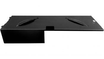 Kovový uzamykatelný kryt pro kovový pořadač (EKN9012), černý 