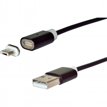 Datový kabel micro USB, magnetický, nabíjecí, 1,8 m  - 1