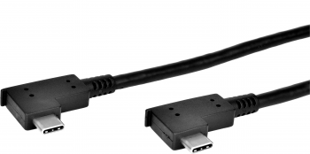 Kabel USB-TC pro XPOS, zahnuté konektory 90° USB-C male, 2 m 