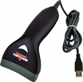 CCD čtečka Virtuos HT-10, USB, černá  - 2