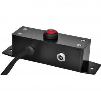 Tlačítko pro otvírání pokladních zásuvek Virtuos 12V, kovové s kabelem  - 2