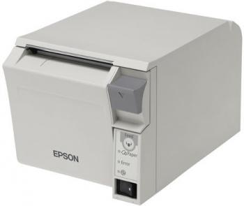 Tiskárna EPSON TM-T70II, USB + serial (RS-232), světle šedá  - 3