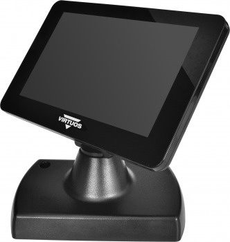 7&quot; LCD barevný zákaznický monitor Virtuos SD700J, HDMI, černý  - 3